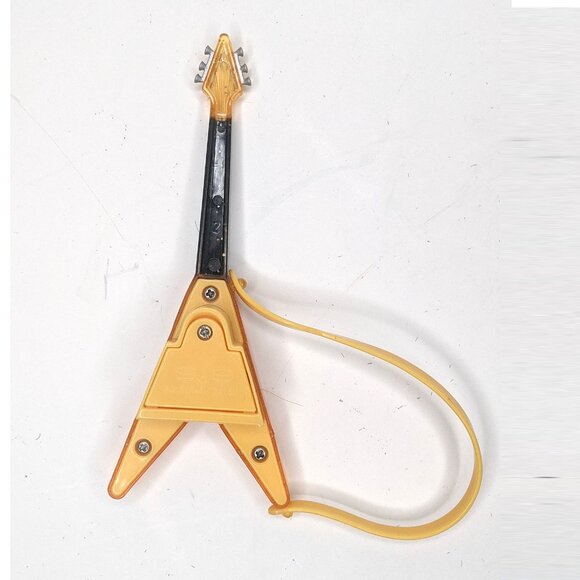 Barbie Hannah Montana Secret Star Electric Guitar Yellow Disney Doll Collectable - Picture 3 of 3